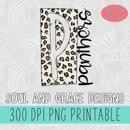 Boxed Leopard Mascots Panthers