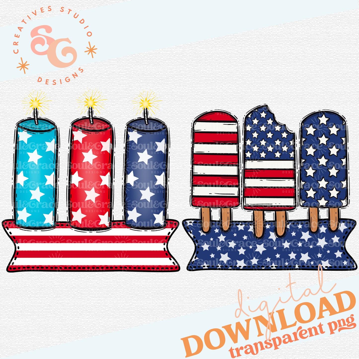 Patriotic Add A Name Set