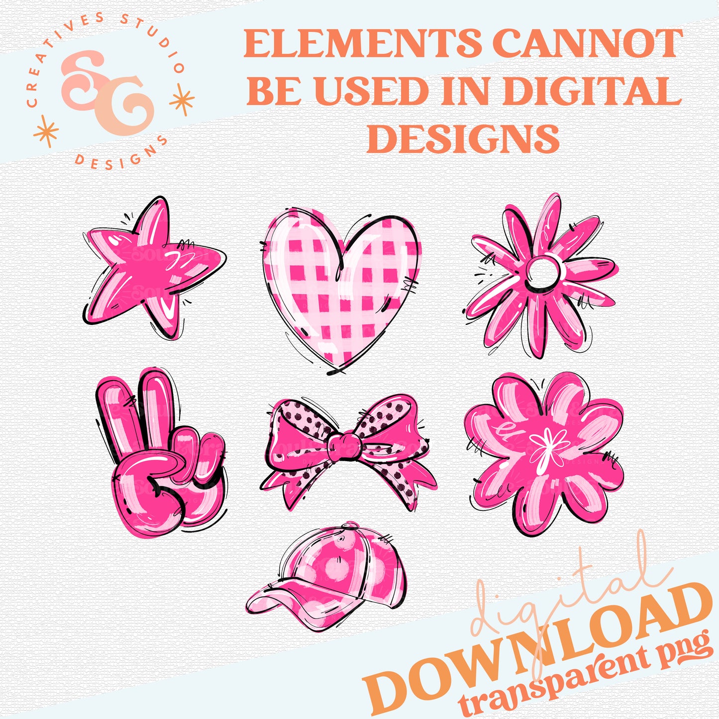 PLAY BALL PINK ELEMENTS