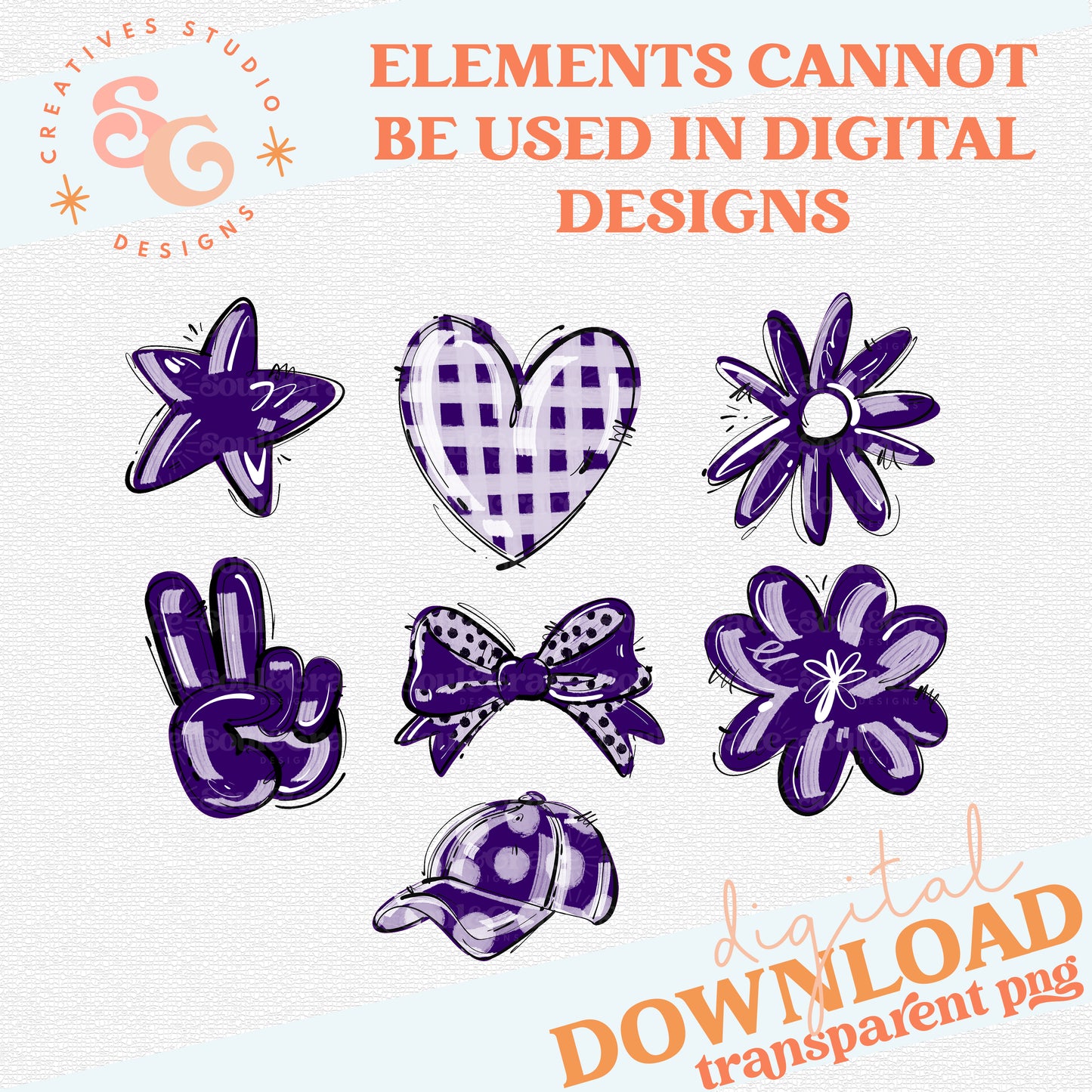 PLAY BALL PURPLE ELEMENTS