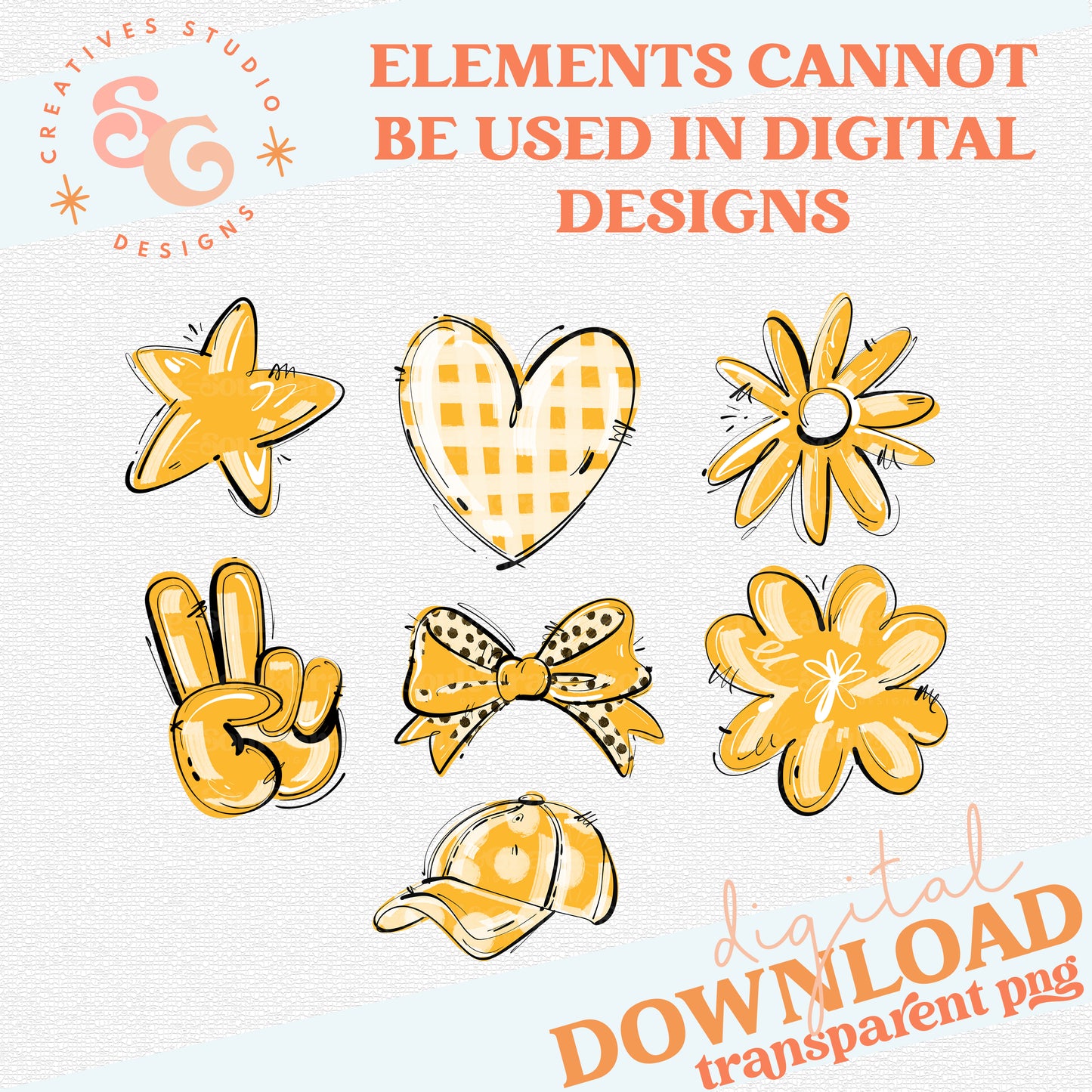 PLAY BALL YELLOW ELEMENTS