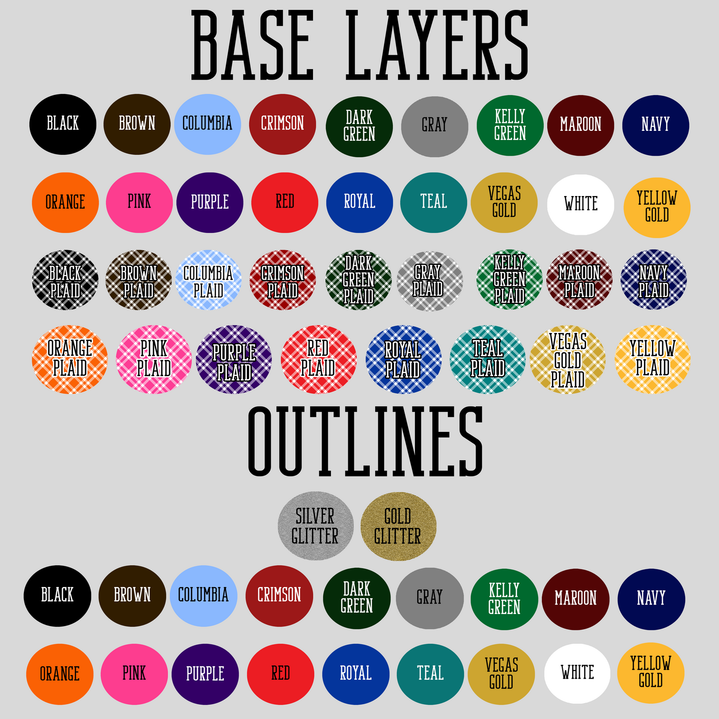 SPACED OUT CUSTOM - INITIALS ONLY