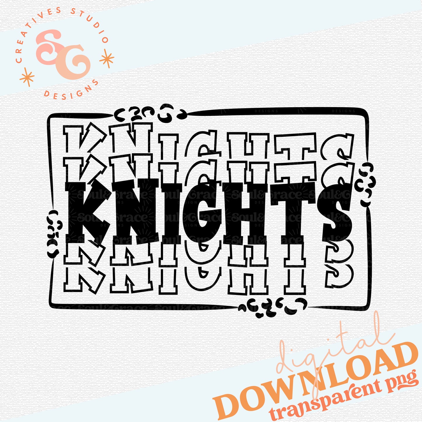 STACKED MASCOTS Knights