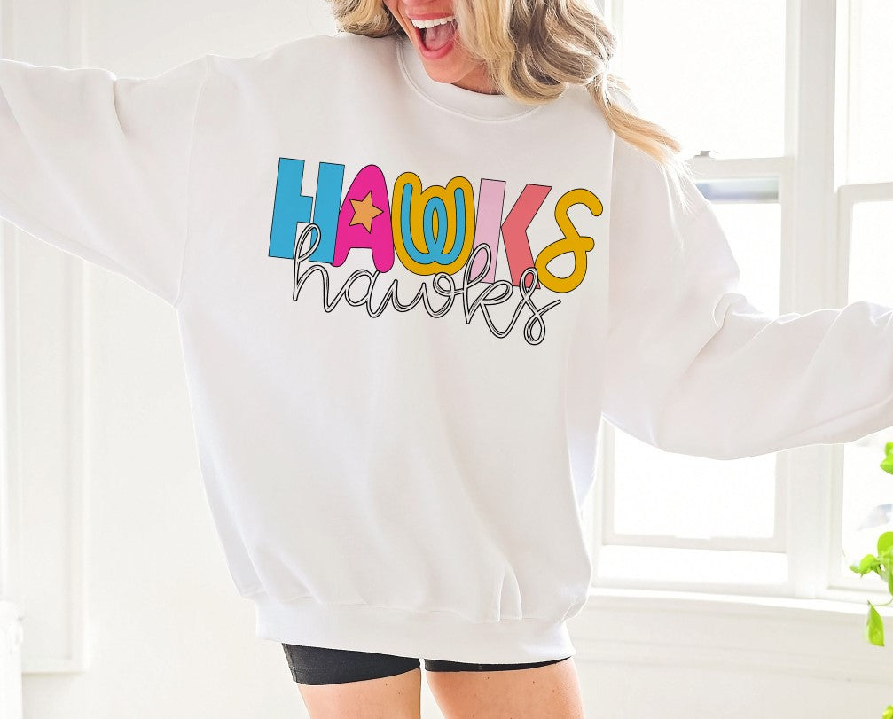 Fun and Funky Mascots Hawks