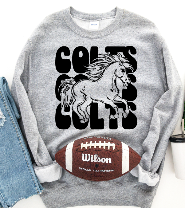 Colts Stacked Mascot