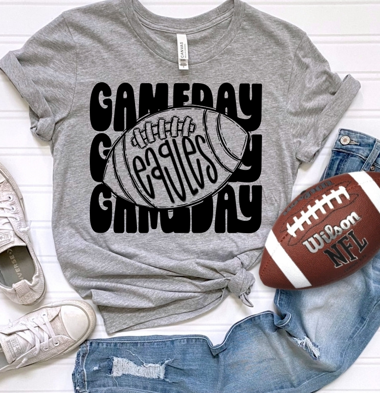 Gameday Football Stacked Mascot