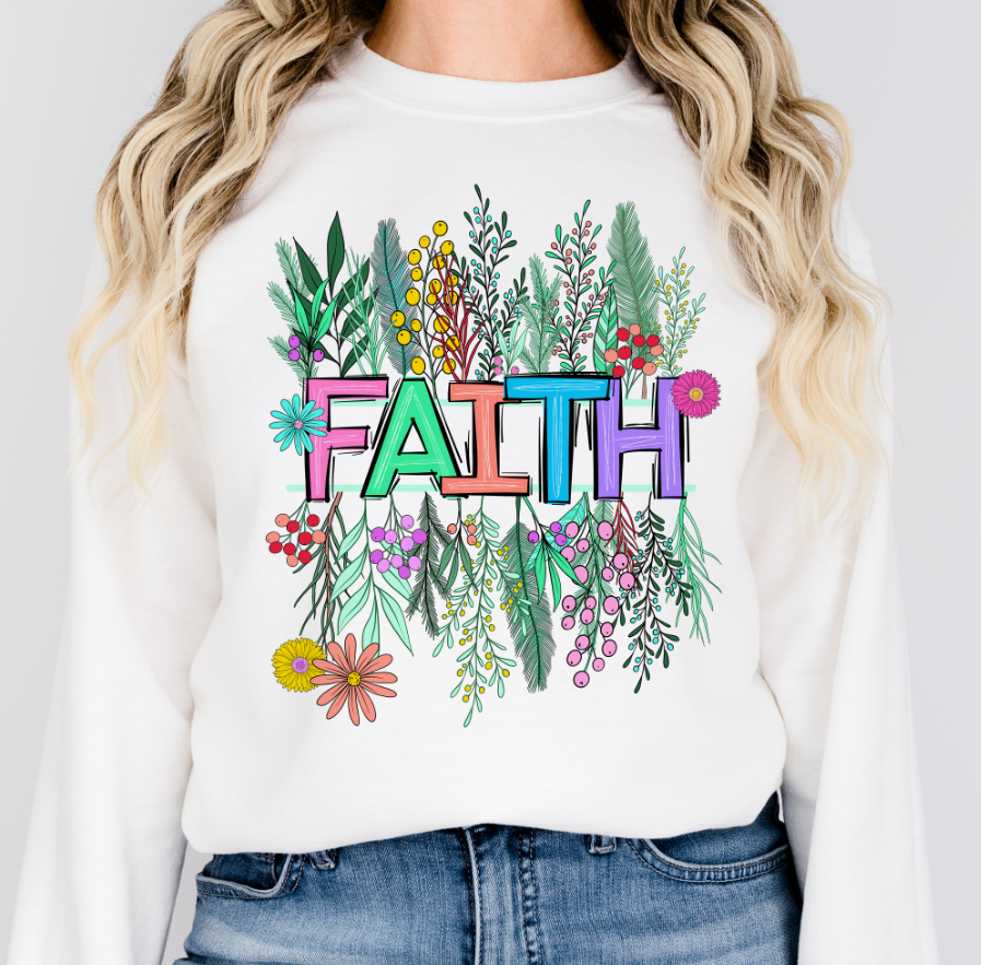 Floral Split Faith