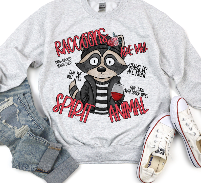 Raccoons are my spirit animal