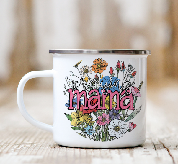 Praying Mama Motel Key Chain, Bag Tag Design Set
