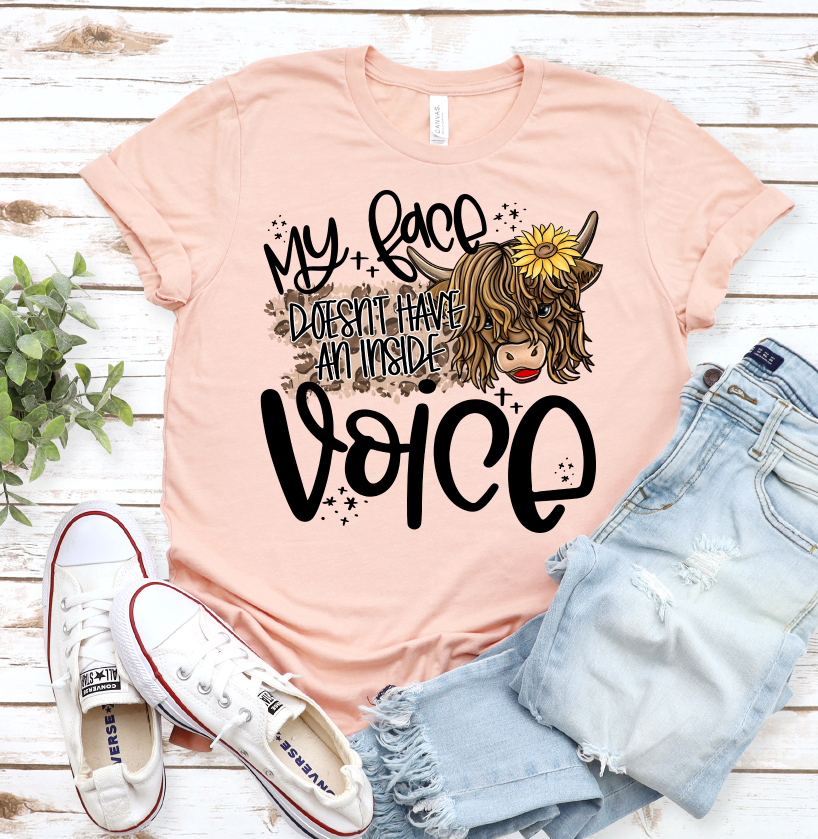 My Face Doesn't Have An Inside Voice