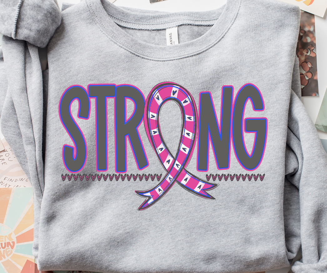 Awareness Ribbon PINK AND BLUE