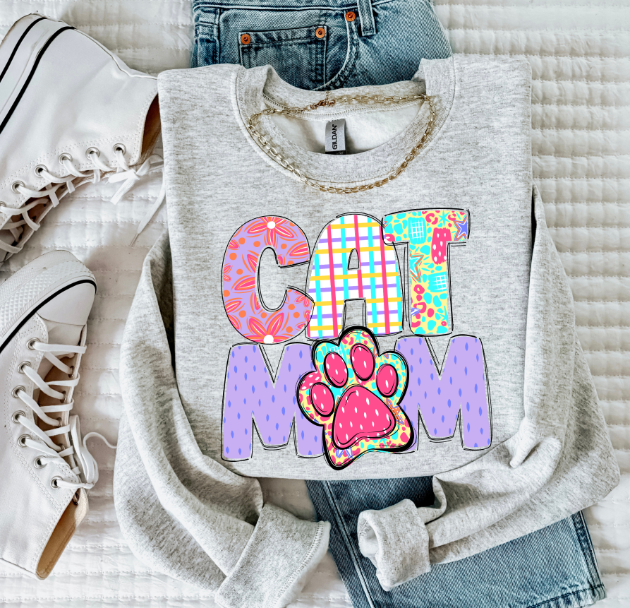 SCRIBBLE BRIGHTS CAT MOM