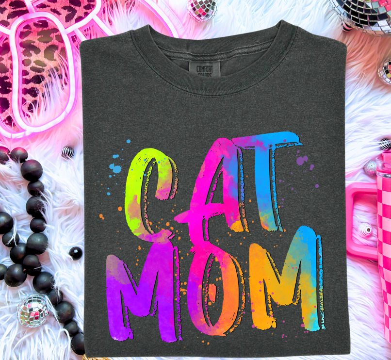 NEON MASCOTS CAT MOM