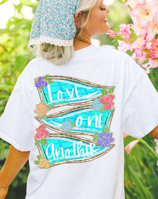 FAITH PENNANT BANNER - LOVE ONE ANOTHER
