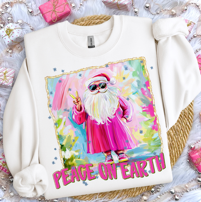 PEACE ON EARTH SANTA