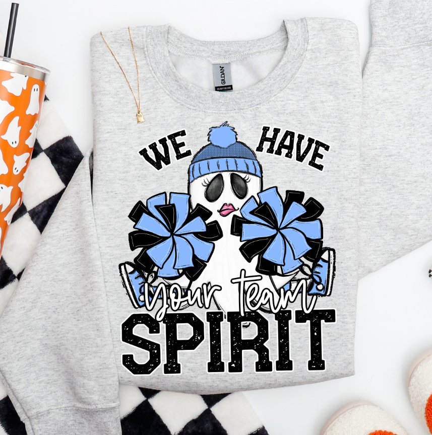 WE HAVE SPIRIT GHOST CHEERLEADER COLUMBIA