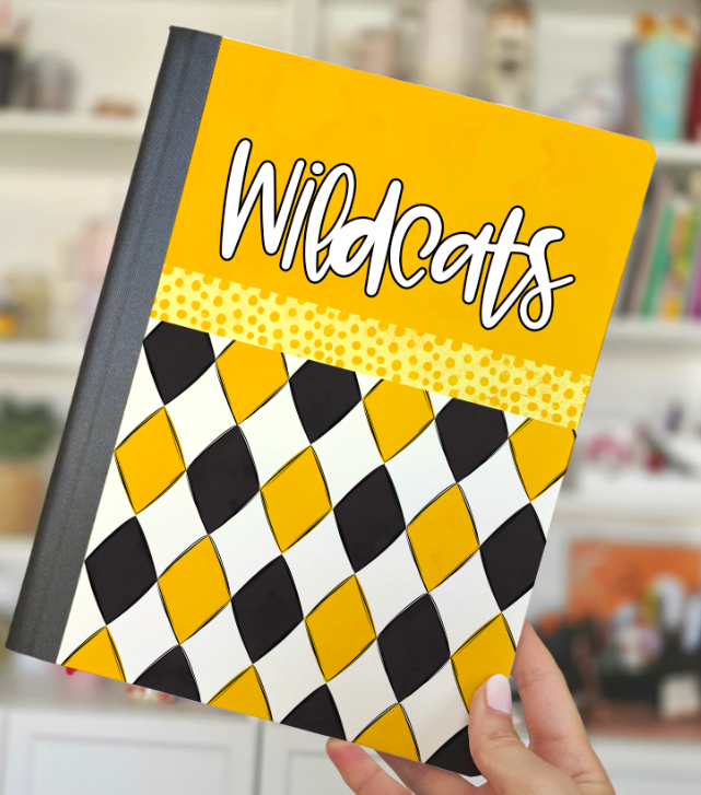 COMPOSITION NOTEBOOK COVERS YELLOW ARGYLE