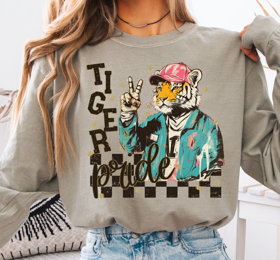 GRUNGE MASCOTS TIGER