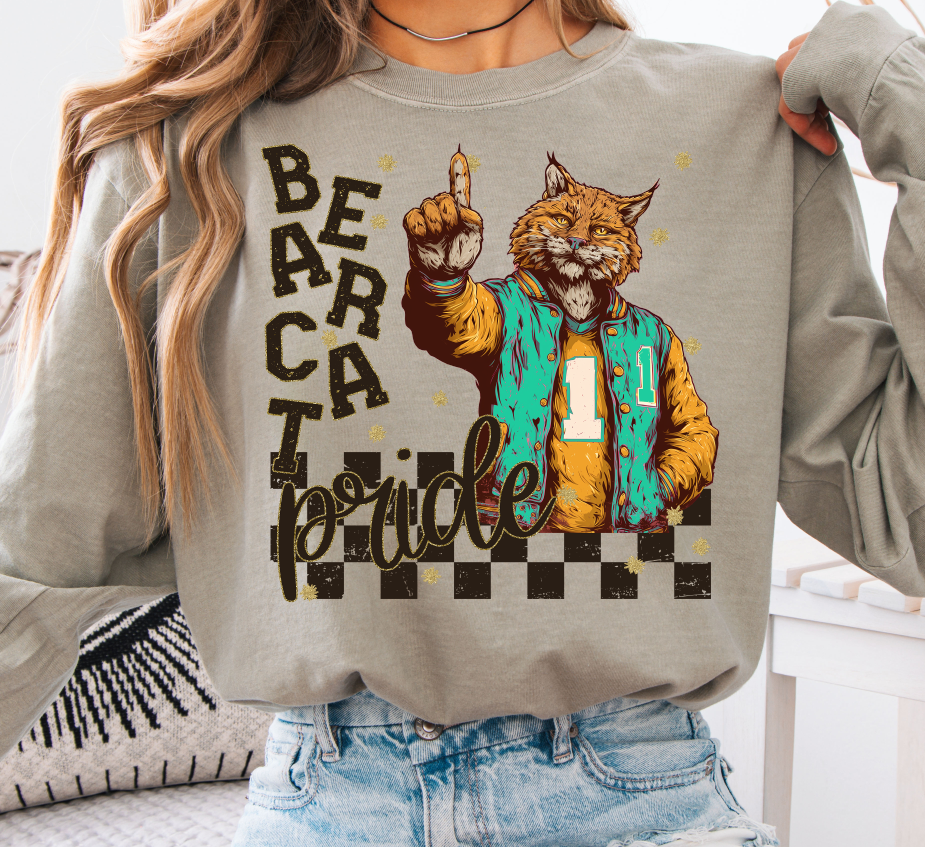 GRUNGE MASCOTS BEARCAT