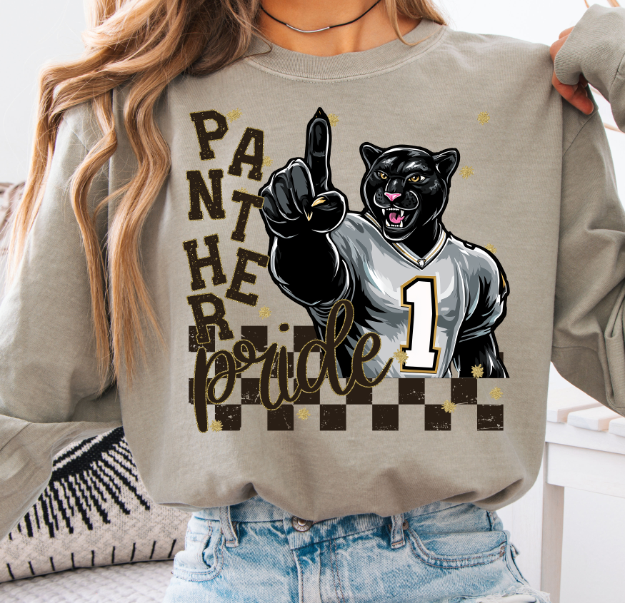 GRUNGE MASCOTS PANTHER