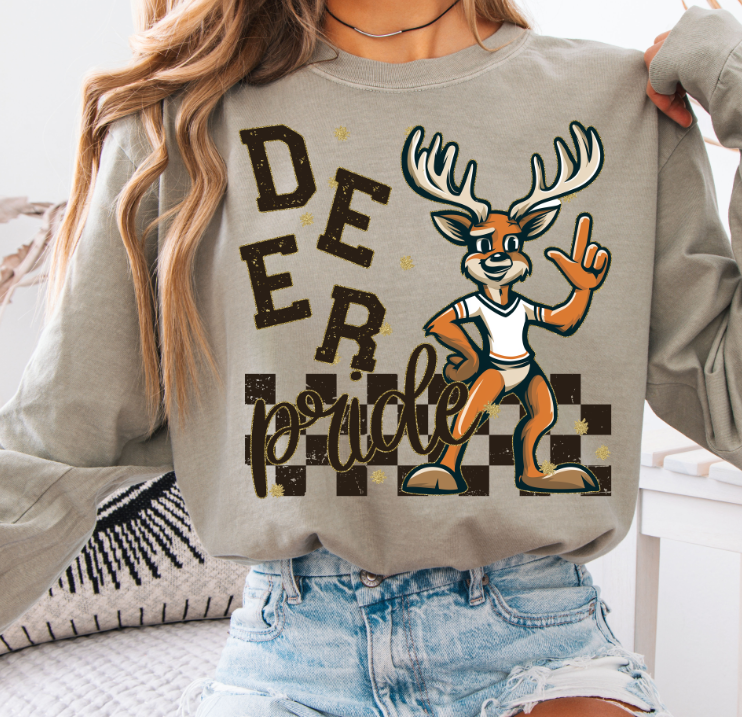GRUNGE MASCOTS DEER