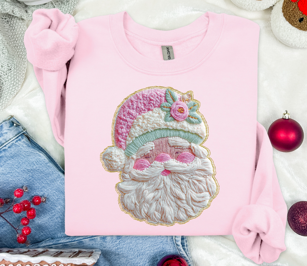 FRENCH KNOT SANTA