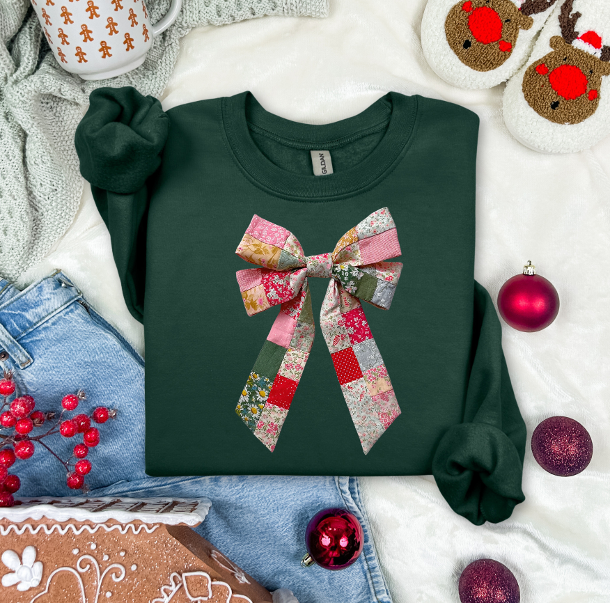 QUILTED BOW SET