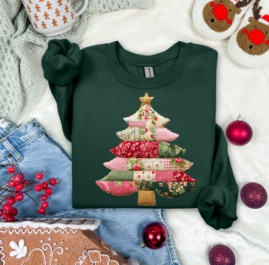 QUILTED CHRISTMAS TREE V2