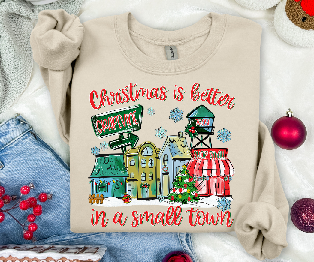 CHRISTMAS IS BETTER IN A SMALL TOWN - TRADITIONAL COLORS