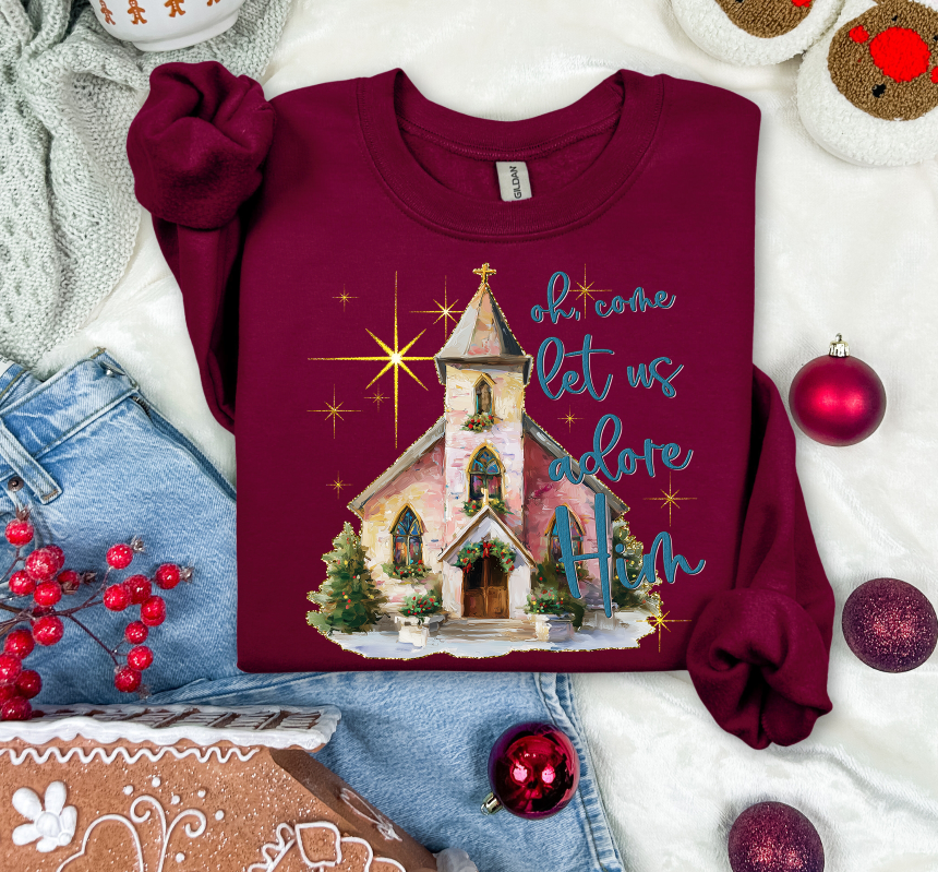 OH COME LET US ADORE HIM - CHURCH VERSION