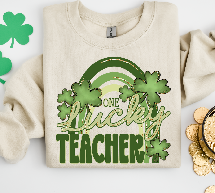 ONE LUCKY RAINBOW TEACHER