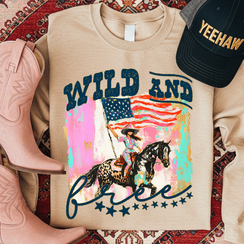 WILD AND FREE COWGIRL