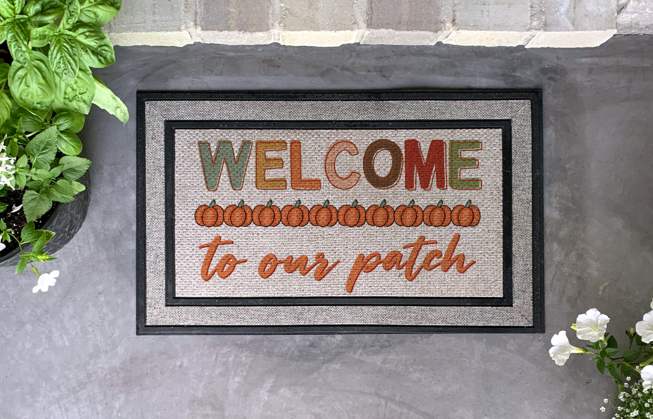 WELCOME TO OUR PATCH DOOR MAT