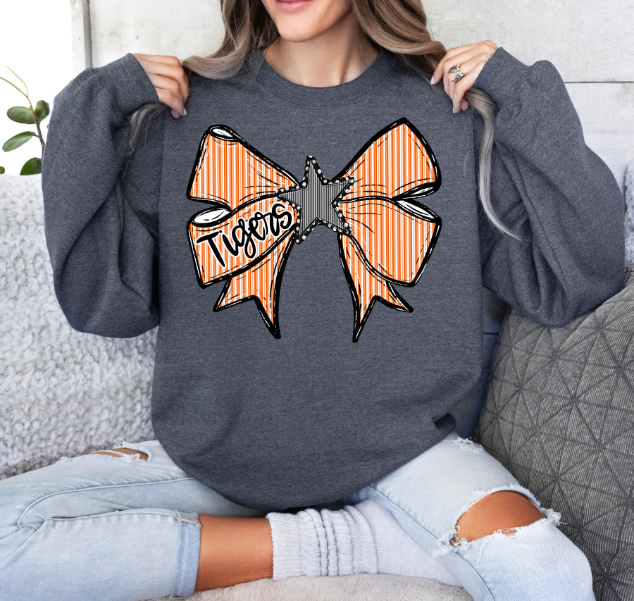 PREPSTER SEERSUCKER BOW WITH CENTER ACCENT CUSTOM