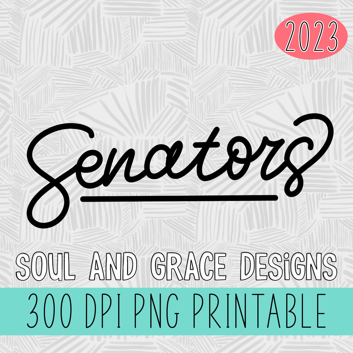 Hand Lettered Senators