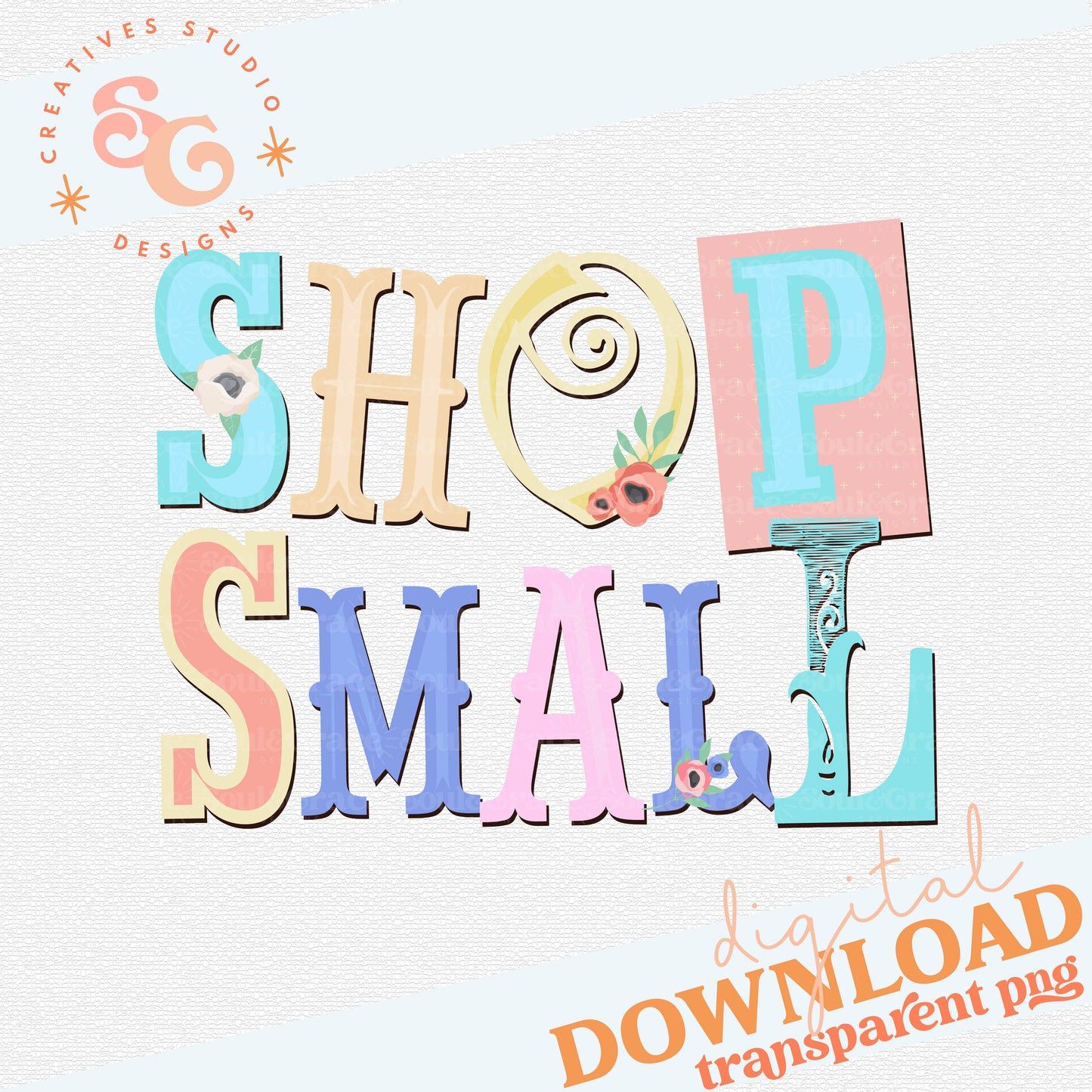 SHOP SMALL WORD ART