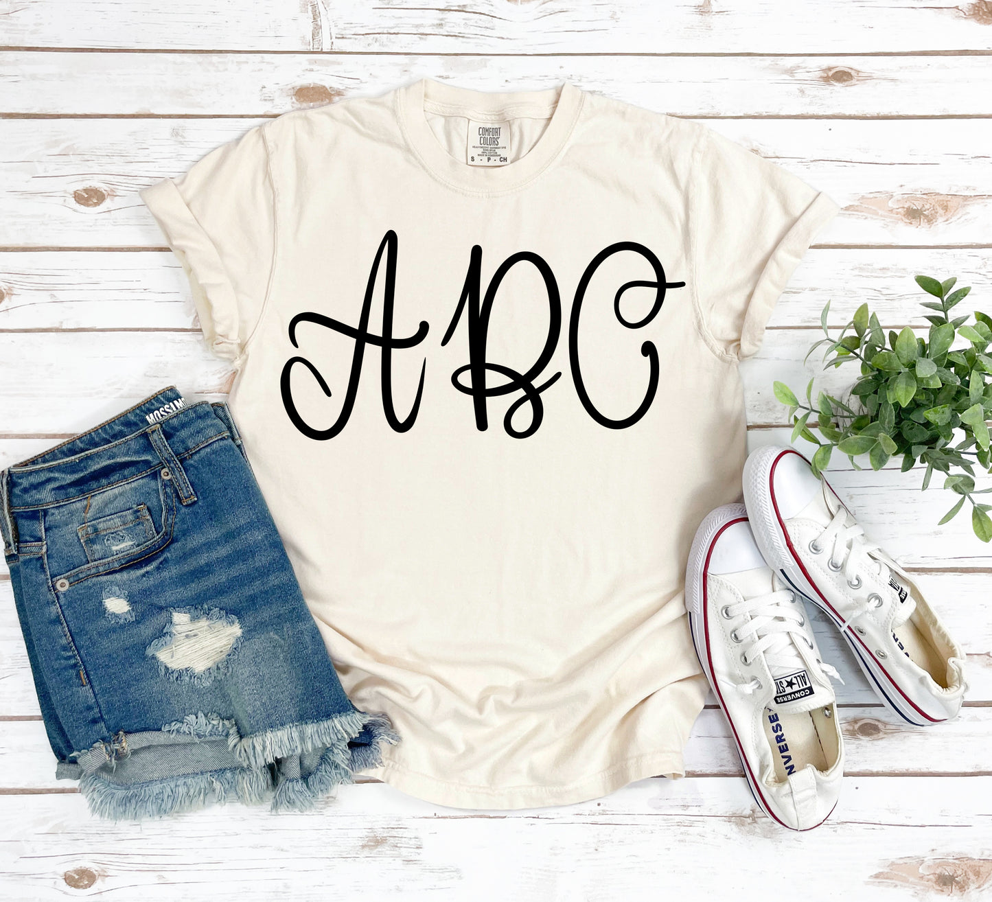 Spring Thoughts Handwritten Monogram Alphabet