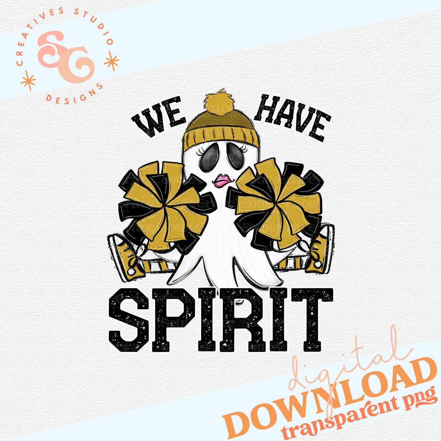 WE HAVE SPIRIT GHOST CHEERLEADER VEGAS