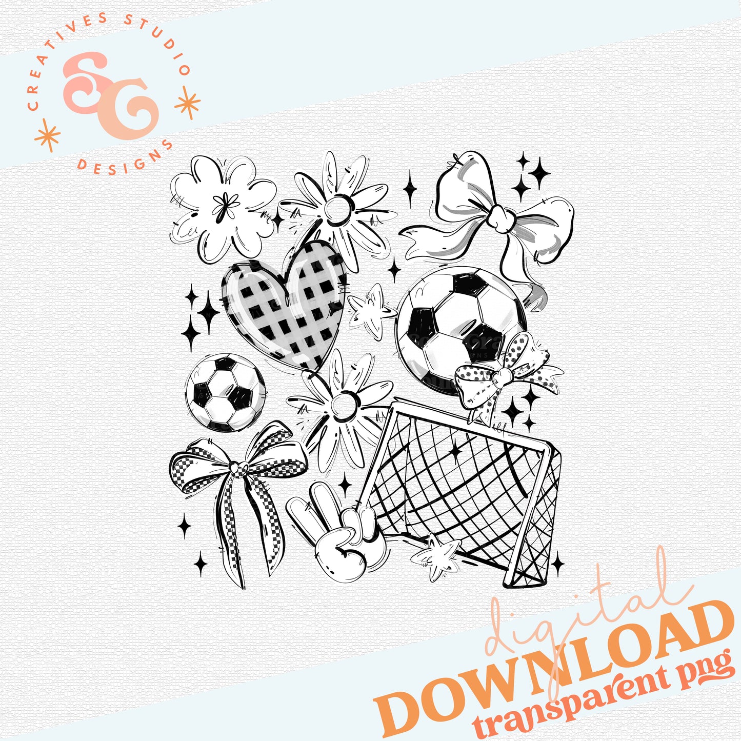 WHITE SOCCER PLAY BALL COLLAGE