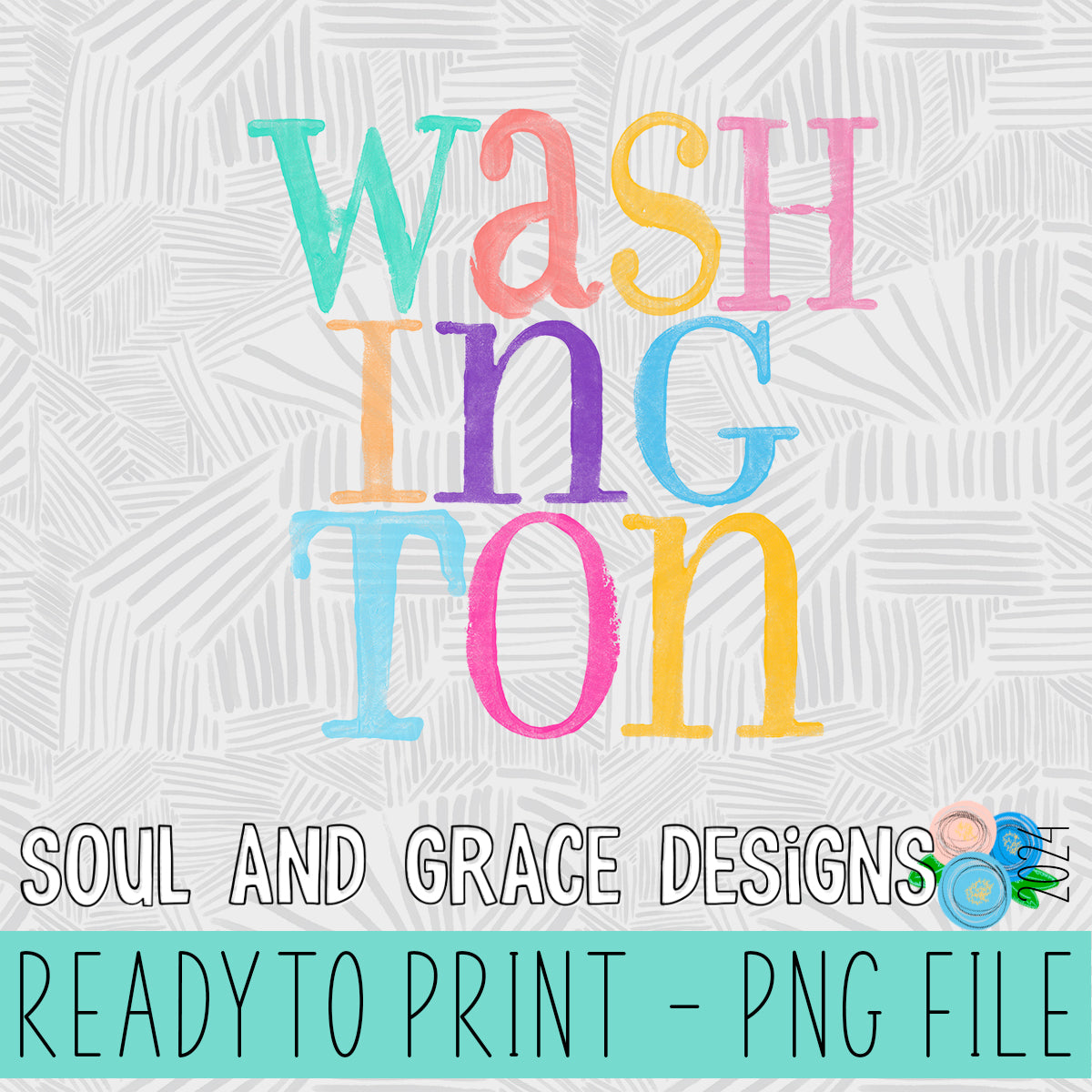 Watercolor Washington