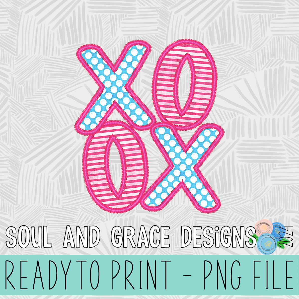 XOXO Neon Pink