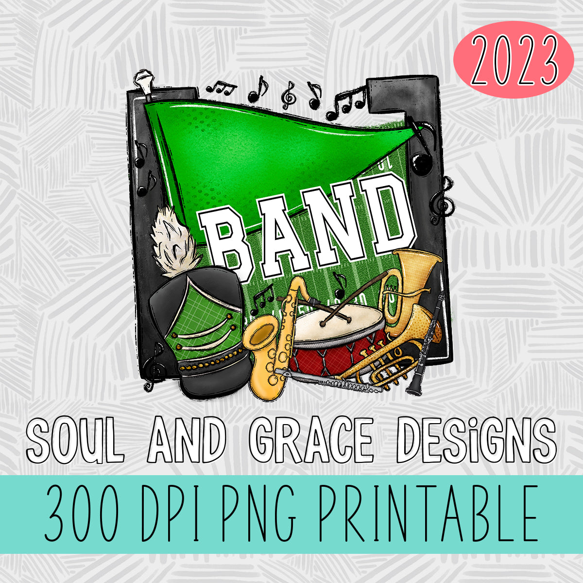 Band Pennants Green
