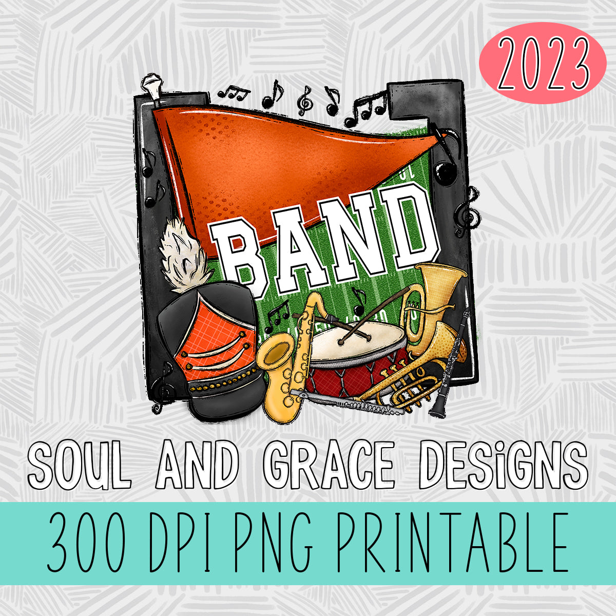 Band Pennants Orange