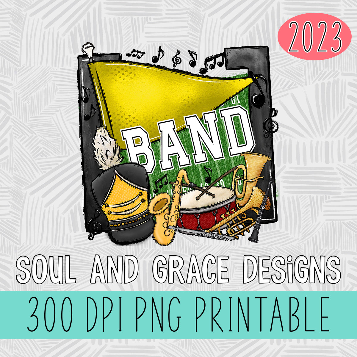 Band Pennants Yellow