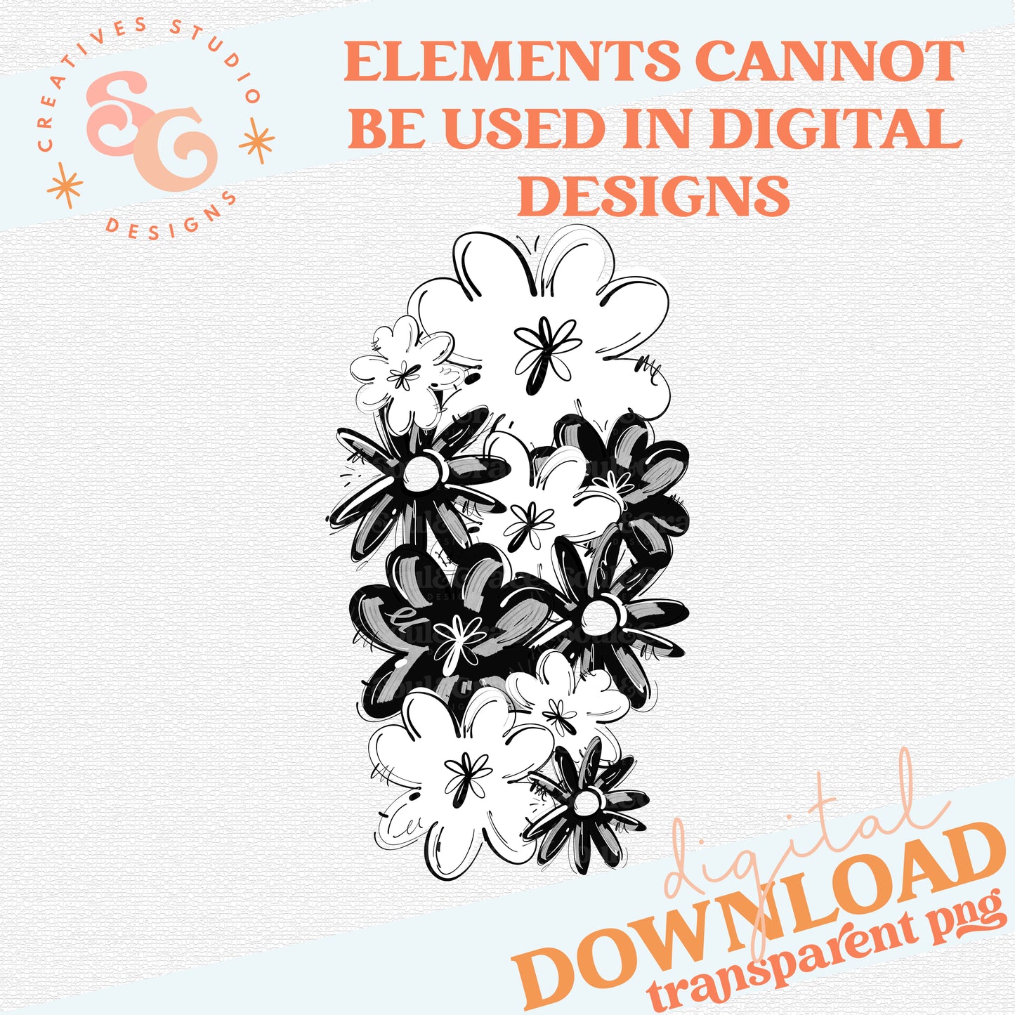 PLAY BALL FLOWER CLUSTER BLACK