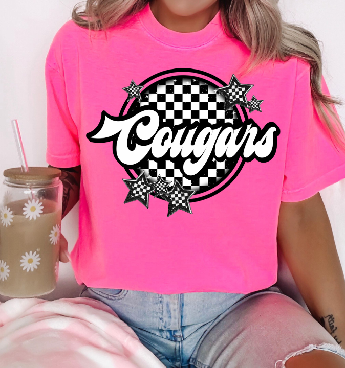 Cougars Checker Mascots