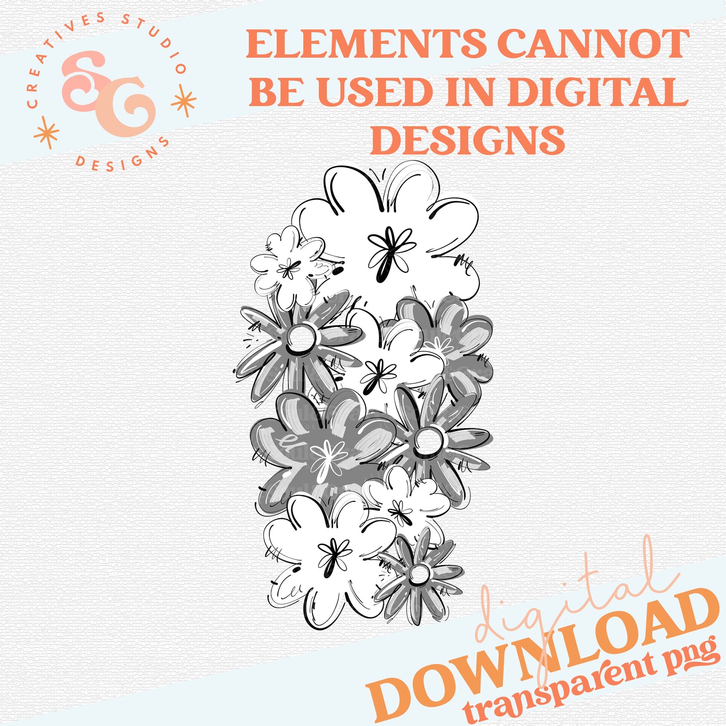 PLAY BALL FLOWER CLUSTER GRAY