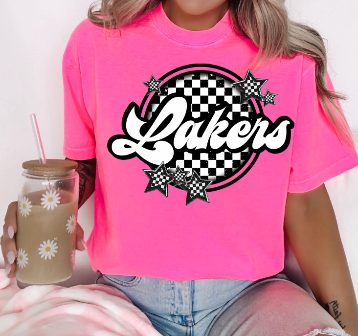 Lakers Checker Mascots