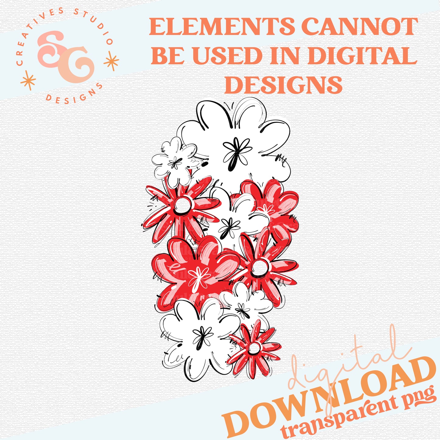 PLAY BALL FLOWER CLUSTER RED