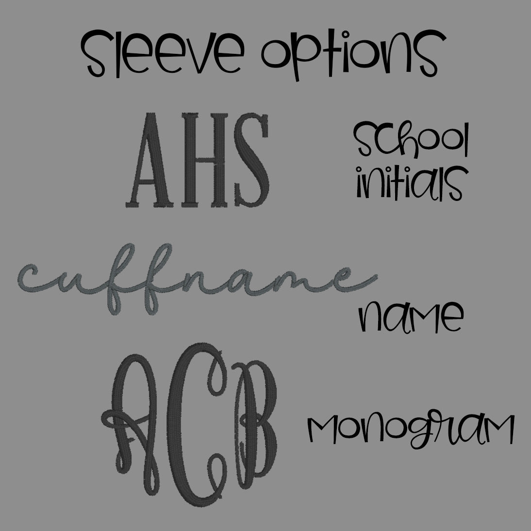 Custom Graduation Year or Player Number Sweatshirt – Personalized Sleeves for School Spirit, Sports, or Activities